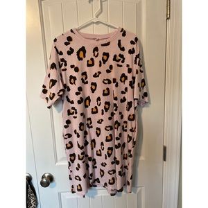 Leopard T-Shirt Dress